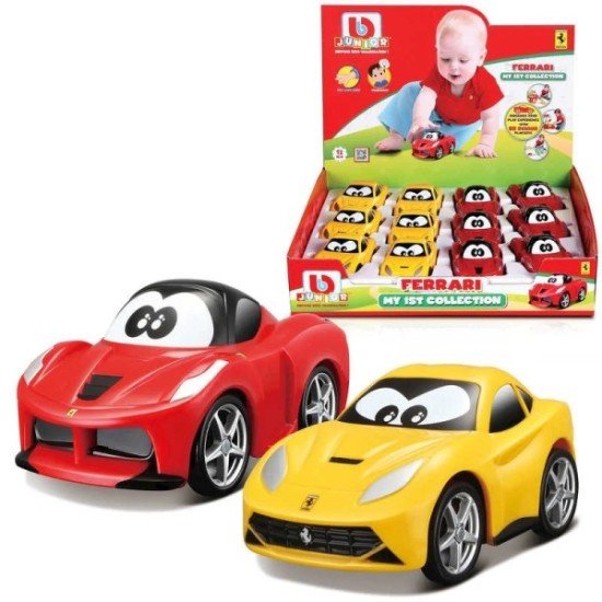 BB Junior – Ferrari Push & Glow Plastic Car