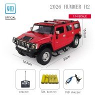 RC Licensed Car – Hummer H2 2026 Red 1:14 Scale RC Licensed Car – Hummer H2 2026 Red 1:14 Scale