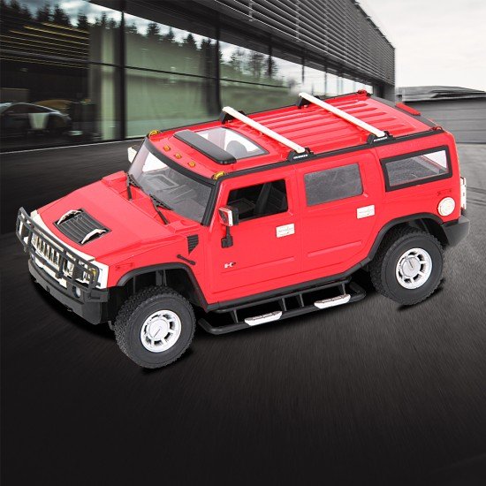 RC Licensed Car – Hummer H2 2026 Red 1:14 Scale