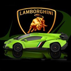 Lamborghini Veneno Green – Remote Control Car 1:24 Scale