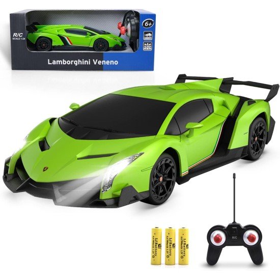 Lamborghini Veneno Green – Remote Control Car 1:24 Scale