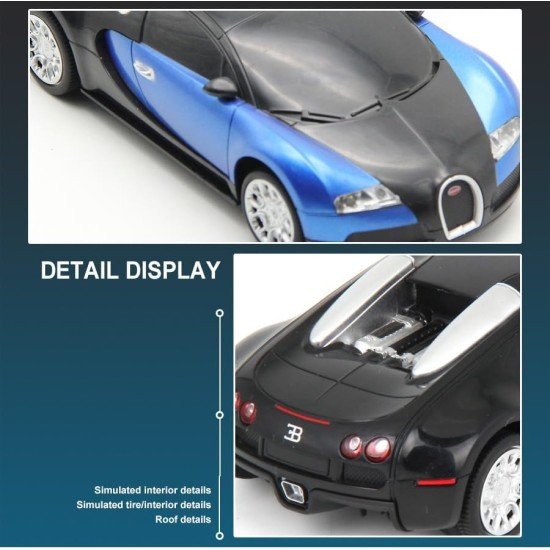 RC Cars – Bugatti Veyron Blue 1:24 Scale