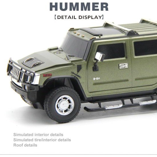 RC Cars – Hummer H2 Green 1:24 Scale