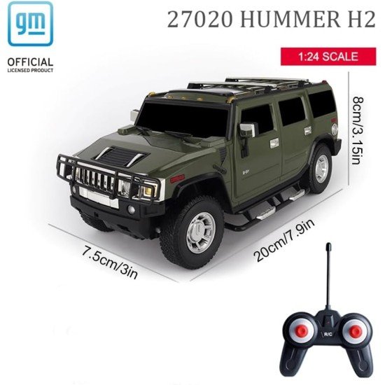 RC Cars – Hummer H2 Green 1:24 Scale