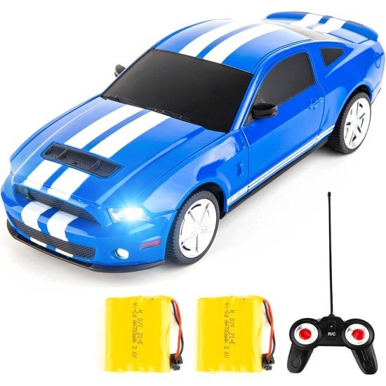 Ford Mustang Shelby GT500 Blue – RC Car 1:24 Scale
