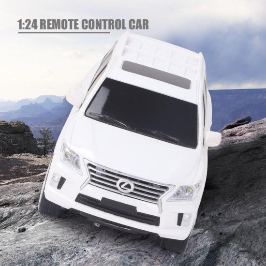 RC Cars Lexus LX570 White – 1:24 Scale