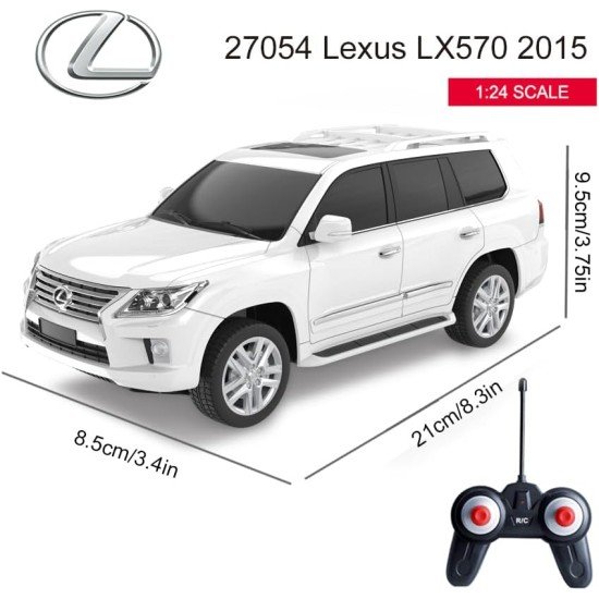 RC Cars Lexus LX570 White – 1:24 Scale