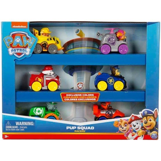 Paw Patrol - Pup Squad Racers, 6-Piece