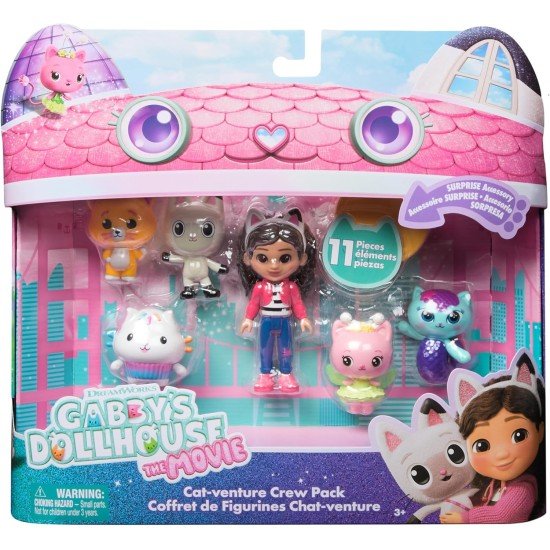 Gabby's Dollhouse – The Movie: Cat-venture Figure Set