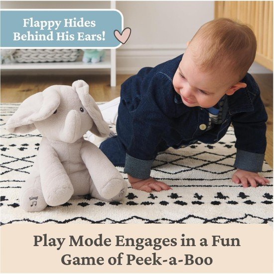 GUND – Baby Animated Flappy The Elephant Plush