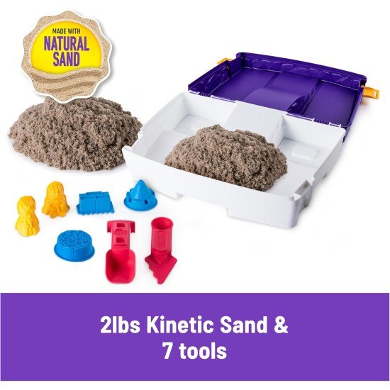 Kinetic Sand – Folding Sand Box with 2 lbs