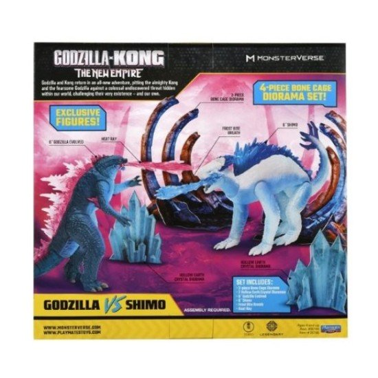 Godzilla x Kong – Godzilla and Kong Basic Figure 6"