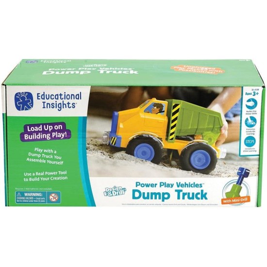 Learning Resources Design And Drill Power Play Vehicles Dump Truck