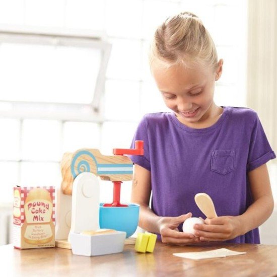 Melissa & Doug Make-a-cake Mixer Set