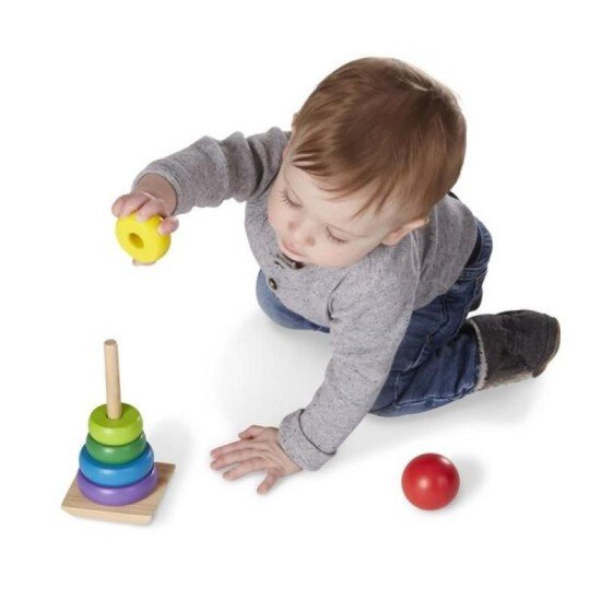 Melissa & Doug Rainbow Stacker Classic Toy