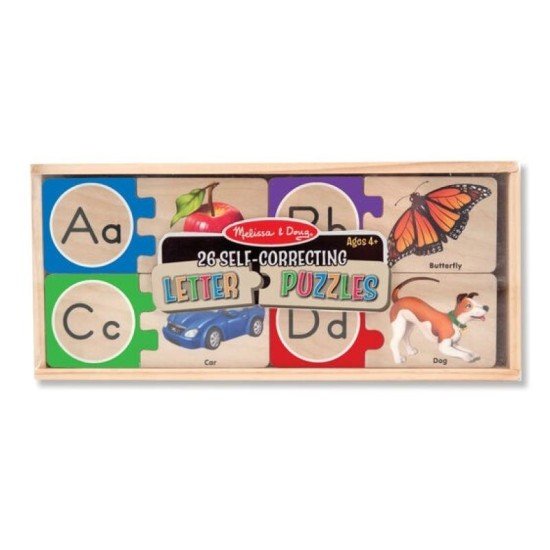 Melissa & Doug Self-correcting Alphabet Letter Puzzles