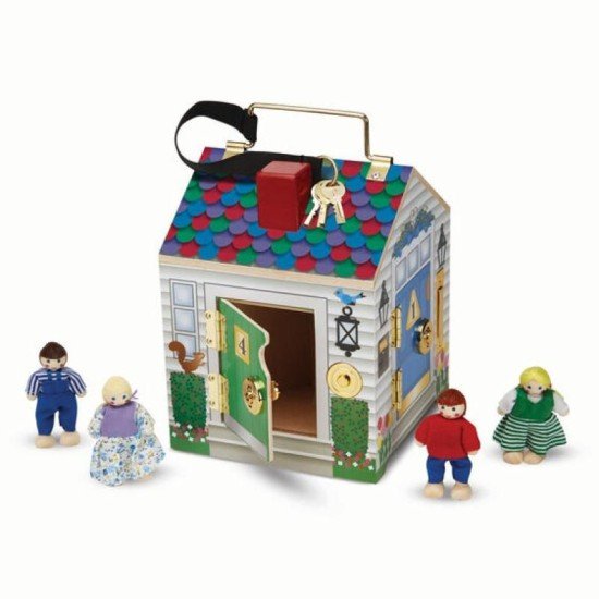 Melissa & Doug Wooden Doorbell House