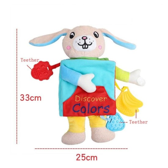 3d Rabbit Plush Book