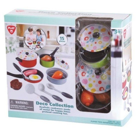 Playgo Metal Cookware Deco Collection