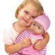 Lissi Dolls Talking Baby Bella With Feeding Accessoires