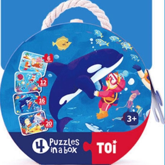 Toi 4 In 1 Story Puzzle Ocean