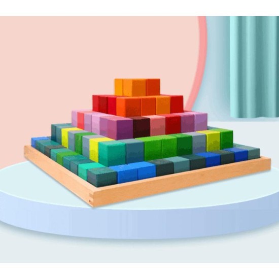 Rainbow Stepped Pyramid