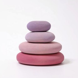 Rainbow Stones 4pcs  Pink Rainbow Stones 4pcs  Pink