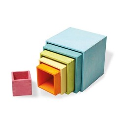 Rainbow Stacking Boxes - Pastel Rainbow Stacking Boxes - Pastel