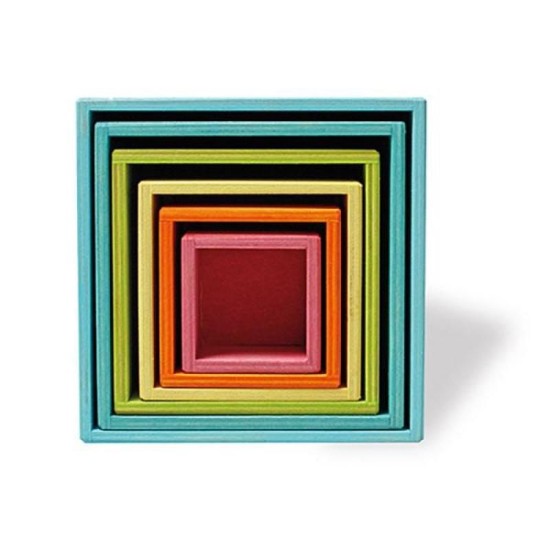 Rainbow Stacking Boxes - Pastel