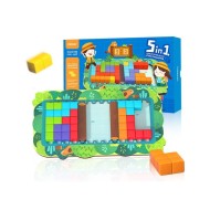 Mideer  5 In 1 Jungle Tetris Block Logic Challenge Mideer  5 In 1 Jungle Tetris Block Logic Challenge
