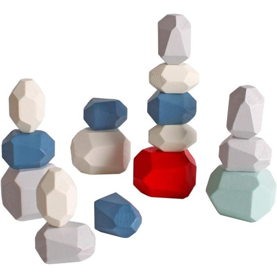 Rainbow Balancing Stones-16pcs