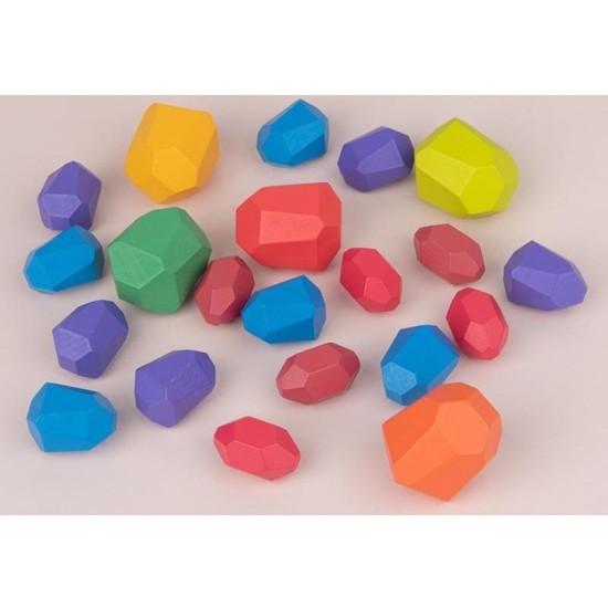 Rainbow Balancing Stones  21pcs