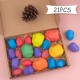 Rainbow Balancing Stones  21pcs