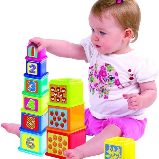 Playgo - Kids Stick & Stack Blocks