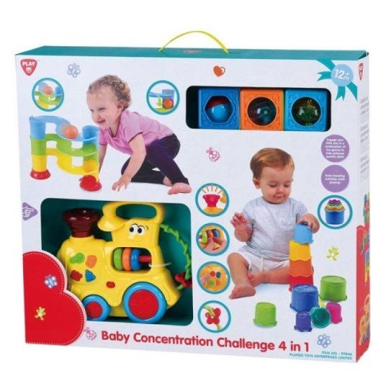 Playgo- Baby Concentration Challenge 4 In 1