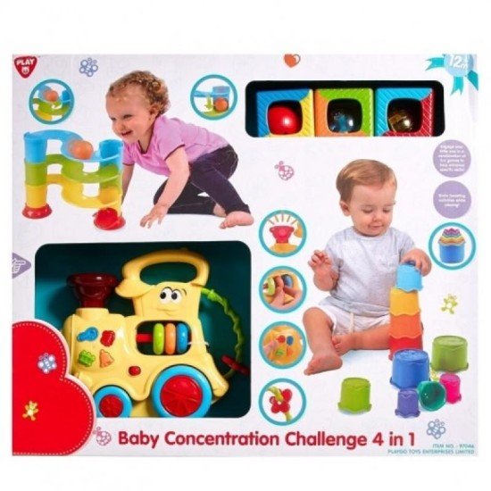 Playgo- Baby Concentration Challenge 4 In 1