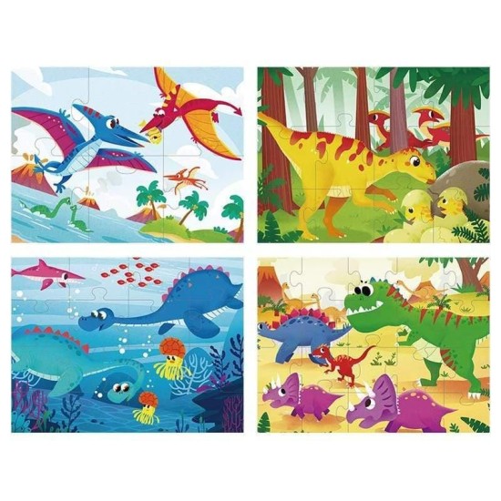 Toi 4 In 1 Story Puzzle - Dinosaur