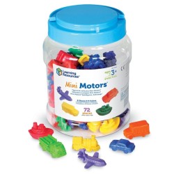 Learning Resources - Mini Motors Counters (set Of 72) Learning Resources - Mini Motors Counters (set Of 72)