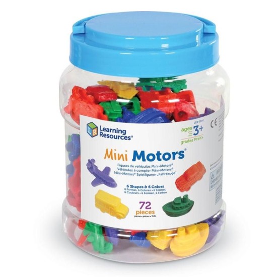 Learning Resources - Mini Motors Counters (set Of 72)