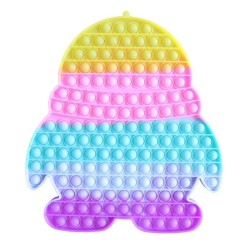 Push Pop Bubble Fidget Toys - Big Penguin Kitty Push Pop Bubble Fidget Toys - Big Penguin Kitty