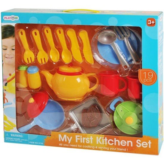 Playgo My First Kitchen Playset - 19pcs