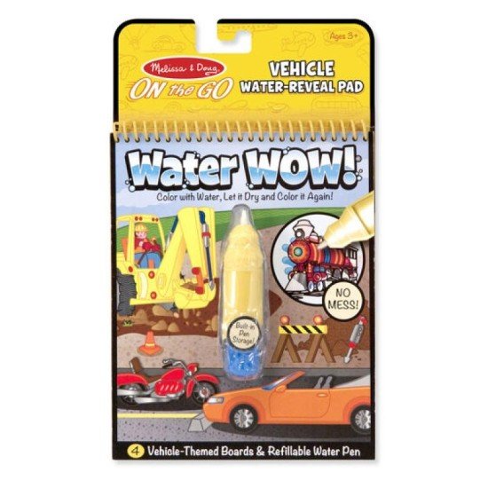 Melissa & Doug Water Wow! Vehicles - On The Go Travel Activity