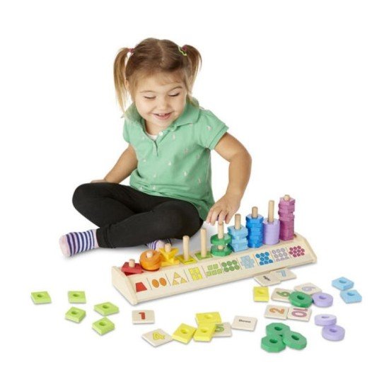 Melissa & Doug Counting Shape Stacker