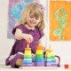 Melissa & Doug Geometric Stacker Toddler Toy