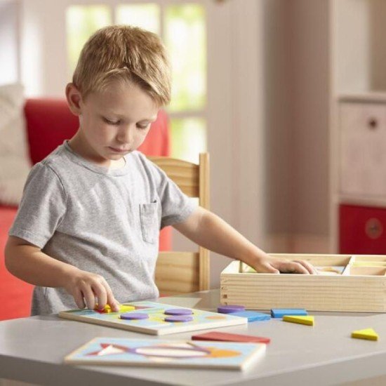 Melissa & Doug Beginner Pattern Blocks