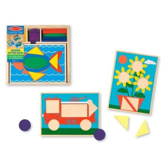 Melissa & Doug Beginner Pattern Blocks