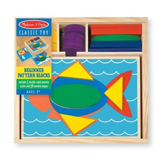 Melissa & Doug Beginner Pattern Blocks