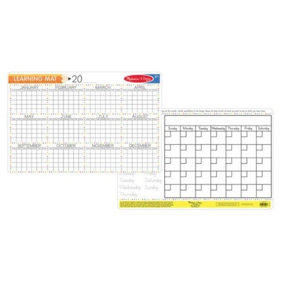 Melissa & Doug Calendar Learning Mat (bundle Of 6)