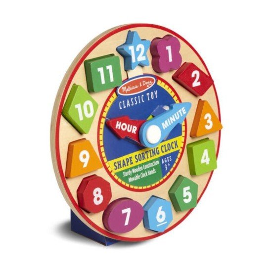 Melissa & Doug Shape Sorting Clock