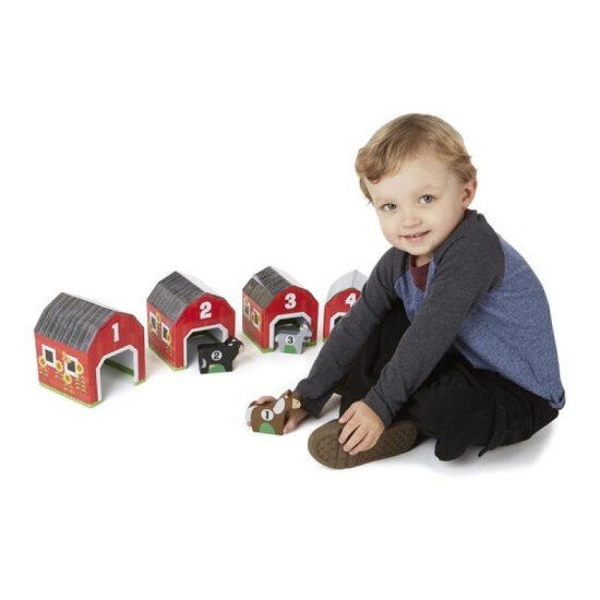 Melissa & Doug Nesting & Sorting Barns & Animals